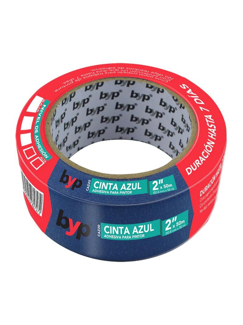 MASKING TAPE AZUL P/PINTOR 2 X 50M BYP CAZ20
