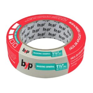 BYP MASKING TAPE MULTIUSOS 1 1-2 X 50M MASKING TAPE 1-1/2 X 50M CUG15 BYP