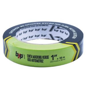 MASKING TAPE VERDE AUTOMOTRIZ 1 X 50M BYP CVE00