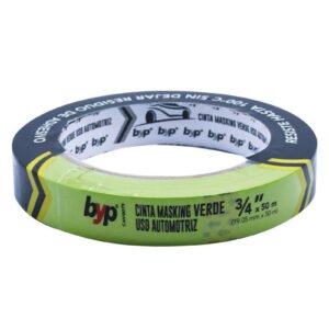 MASKING TAPE VERDE AUTOMOTRIZ 3/4 X 50M BYP CVE34
