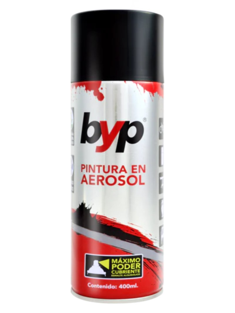 AEROSOL ACRILICO NEGRO SATINADO AANS0008 ANS08R