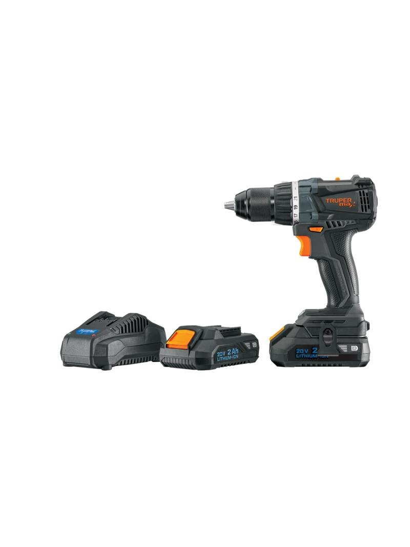 TALADRO INALAMBRICO DE 1/2" 20V TRUPER MAX 42983