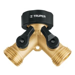 ADAPTADOR P/MANGUERA JARDIN "Y" METAL 3/4" #AD2X / 10375 TRUPER-