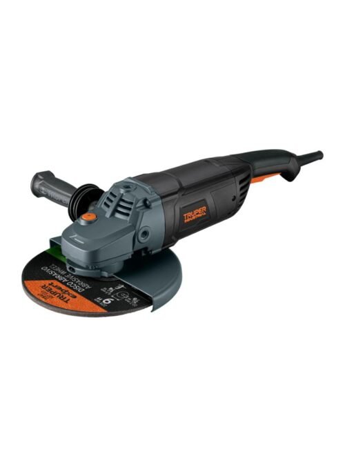 ESMERILADORA ANGULAR 9" INDUSTRIAL 2450W TRUPER 12483