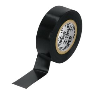 TAPE ELECTRICO NEGRO 19MMX9MTS TRUPER 12501