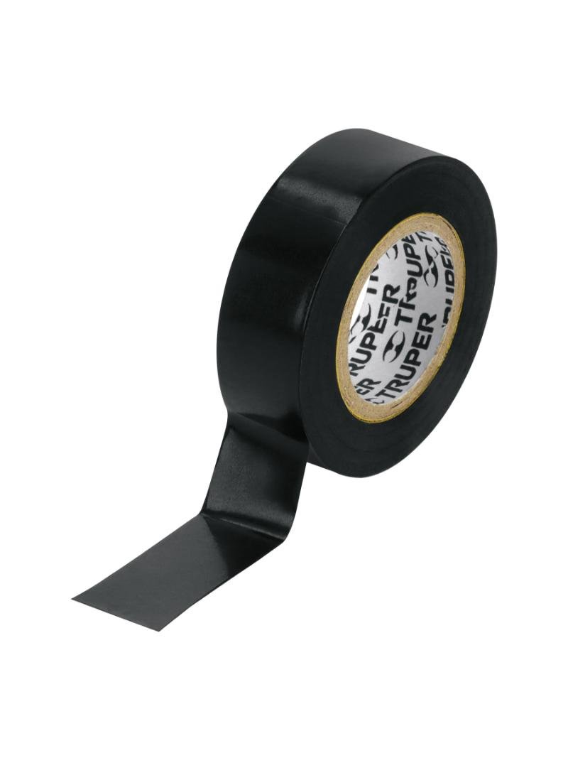 TAPE ELECTRICO NEGRO 19MMX9MTS TRUPER 12501