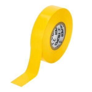 TAPE ELECTRICO AMARILLO 19MMX18MTS TRUPER 12503