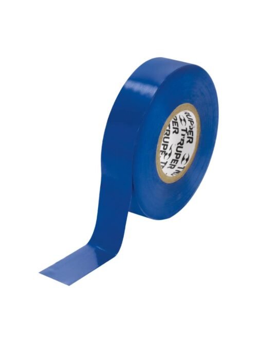 TAPE ELECTRICO AZUL 19MMX18MTS TRUPER 12505