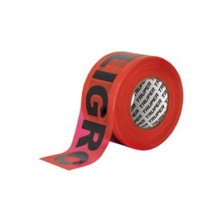 CINTA SEGURIDAD PELIGRO ROJA 305MTS TRUPER 12585