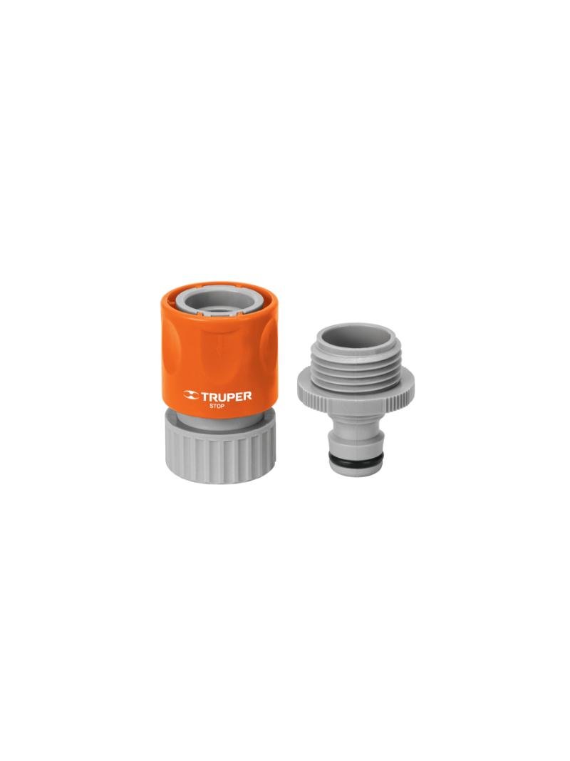 ACOPLE P/MANGUERA JARDIN RAPIDO 3/4" #CLICK-ACC / 12722 TRUPER-
