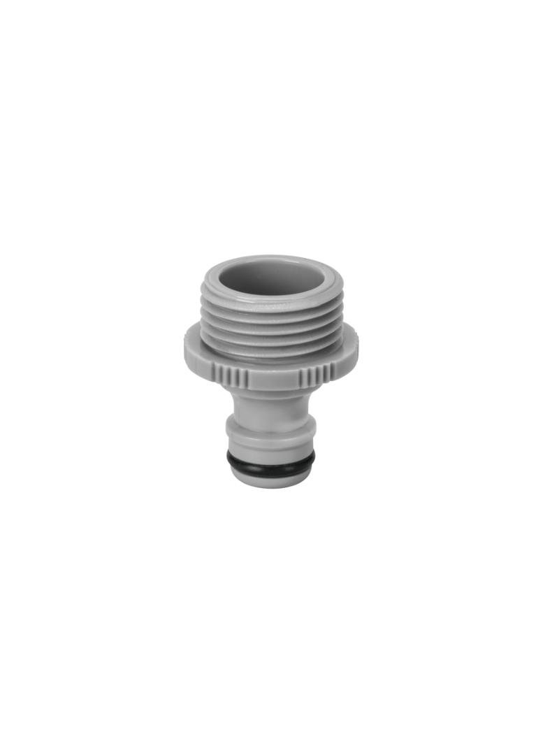 ACOPLE P/MANGUERA JARDIN MACHO PLASTIC 3/4"#CLICKM/12726 TRUPER-