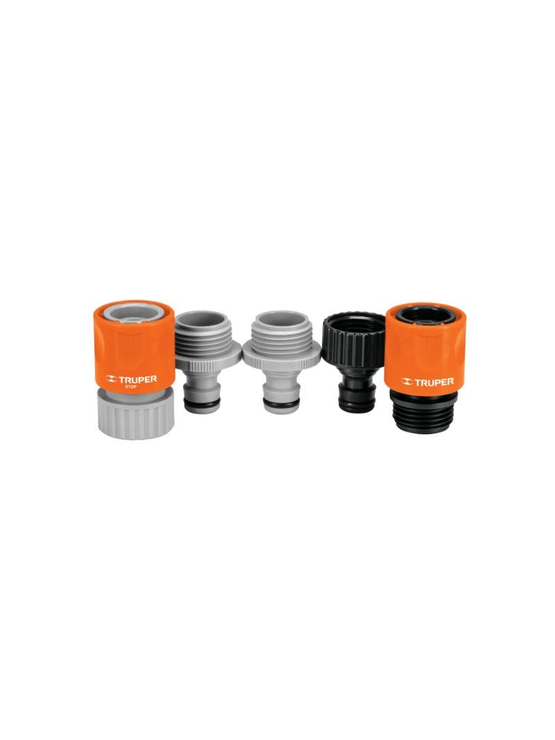 JGO ACOPLE P/MANGUERA JARDIN PLASTIC 3/4"#CLICKSET/12728 TRUPER-
