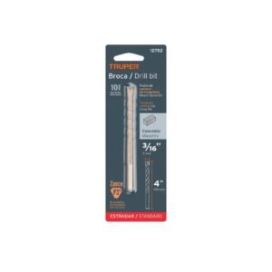 BROCA P/CONCRETO 4.9MM=3/16X4" TRUPER 12752