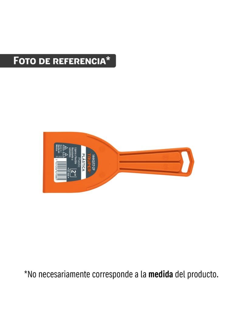 ESPATULA FLEXIBLE 4" PLASTICA TRUPER 14445