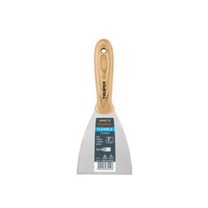 ESPATULA FLEXIBLE 3" MANGO MADERA TRUPER 14449