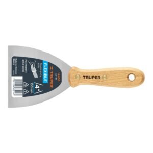 ESPATULA FLEXIBLE 4" MANGO MADERA TRUPER 14450