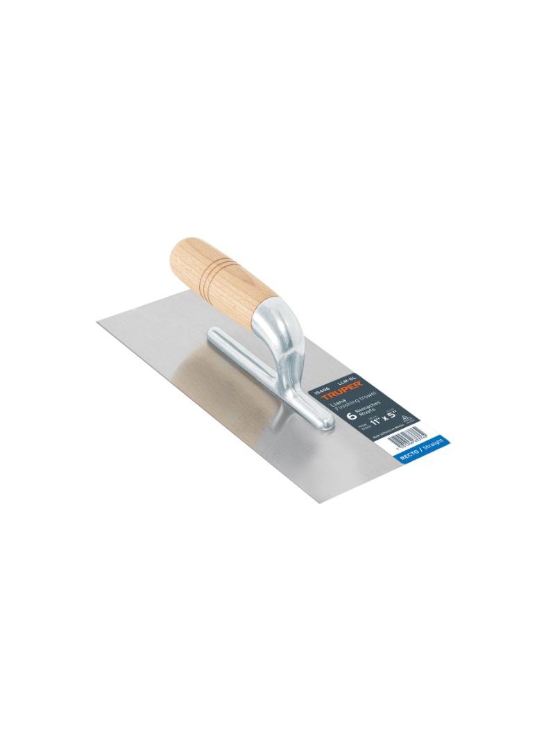 LLANETA LISA 11X5" M/MADERA TRUPER 15406