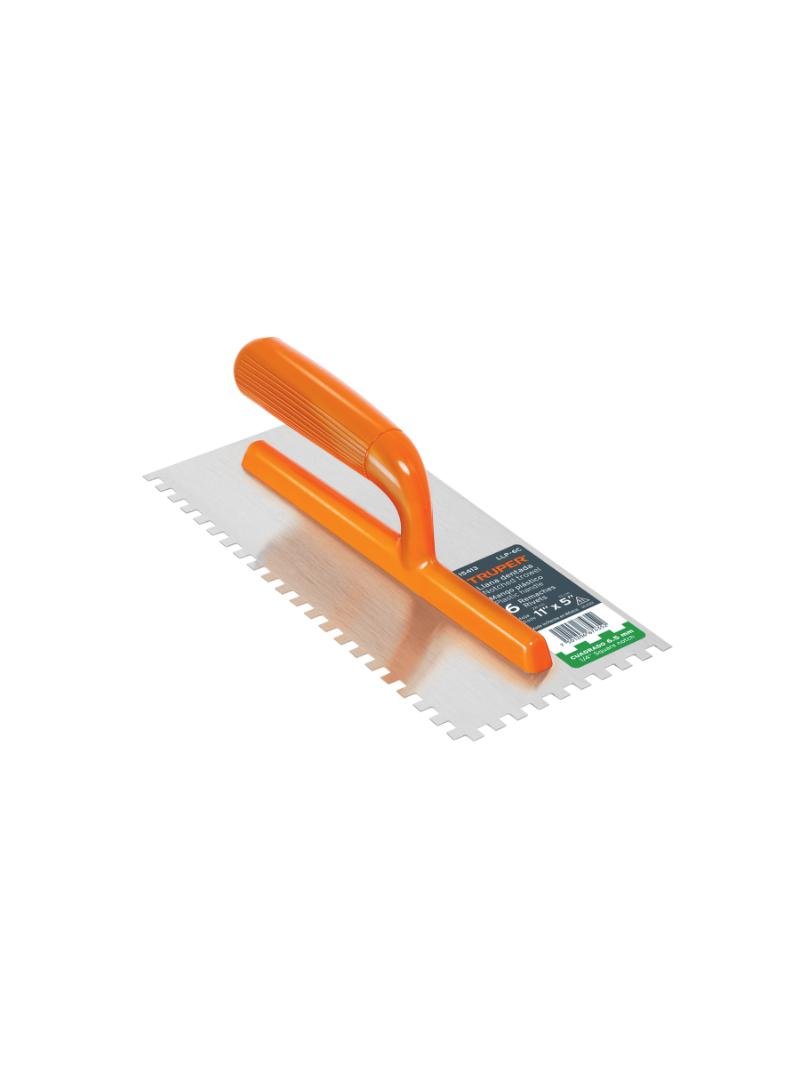 LLANETA DIENTE CUADRADO 11X5" M/PLASTICO TRUPER 15413