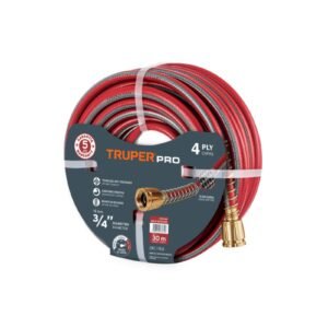 MANGUERA REFORZ ROJA 1/2X25MT 4CAPAS #MAN25X1/2X/19793 TRUPER-