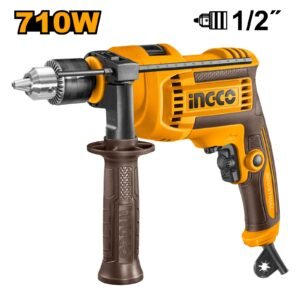 Taladro de impacto Ingco UID7118 710W, mandril 1/2 pulgada, línea Industrial - ficha de especificaciones