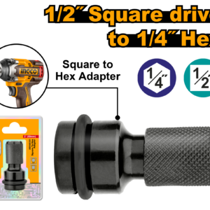 ABH60501 ADAPTADOR DADO 1/2" A 1/4" HEXAGONAL ABH60501 INGCO