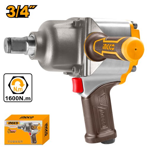 PISTOLA DE IMPACTO 3/4" 90PSI 4000RPM #AIW341302 INGCO