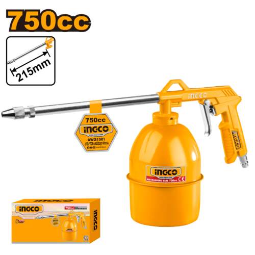 PISTOLA LIMPIEZA MOTORES CAJA CON 2 UND #AWG1001 INGCO
