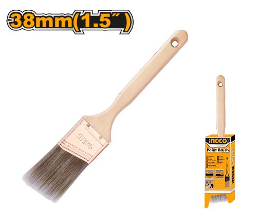 BROCHA ANGULAR 1 1/2" MANGO MADERA #CHPASB151 INGCO