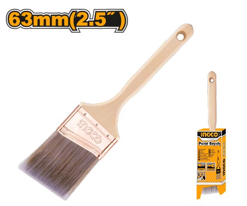 BROCHA ANGULAR 2 1/2" MANGO MADERA #CHPASB251 INGCO