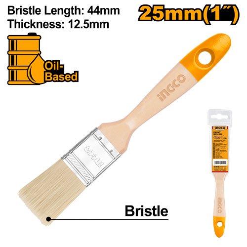 BROCHA ECONOMICA 1" MANGO MADERA #CHPTB0101 INGCO