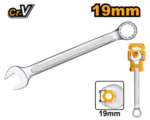 LLAVE COROFIJA 19MM #HCSPA191 INGCO