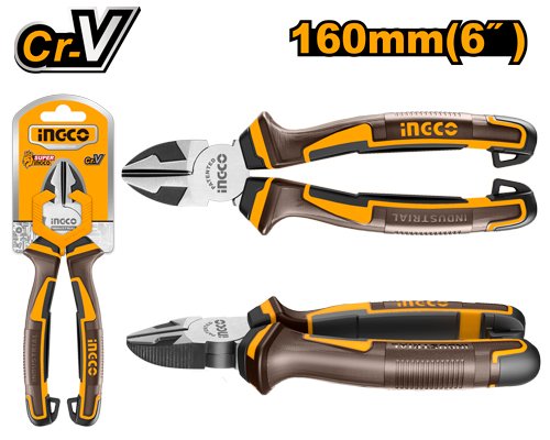 ALICATE CORTE DIAGONAL 6" #HDCP28168 INGCO