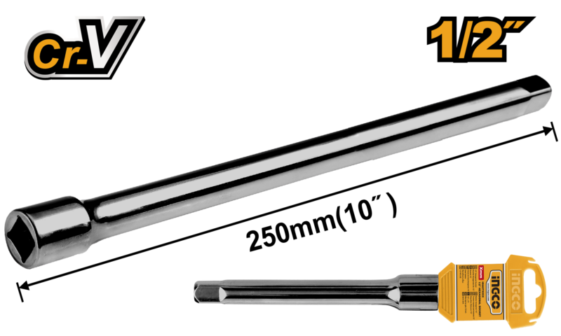 EXTENSION P/CUBO ESPIGA 1/2X10" #HEB12101 INGCO