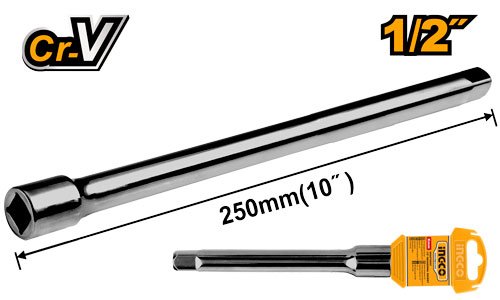 EXTENSION P/CUBO ESPIGA 1/2X10" #HEB12101 INGCO