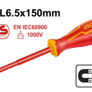 HISD816150 DESTORNILLADOR PLANO AISLADO 1/4X6" 1000V #HISD816150 INGCO