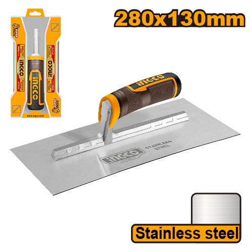 LLANETA LISA 11X5" MANGO PLASTICO #HPT28138 INGCO