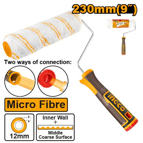 RODILLO 9"X1/2" C/FELPA MICROFIBRA #HRHT042301D INGCO