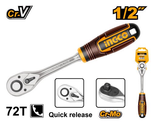 RATCHET ESPIGA 1/2X10" #HRTH0812 INGCO