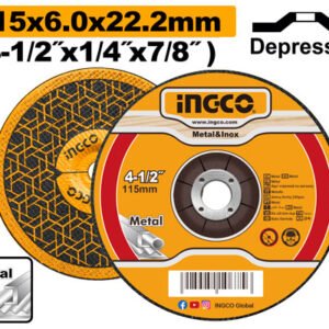 DISCO CONICO P/ESMERILAR 4.1/2"X6MM #MGD601151 INGCO