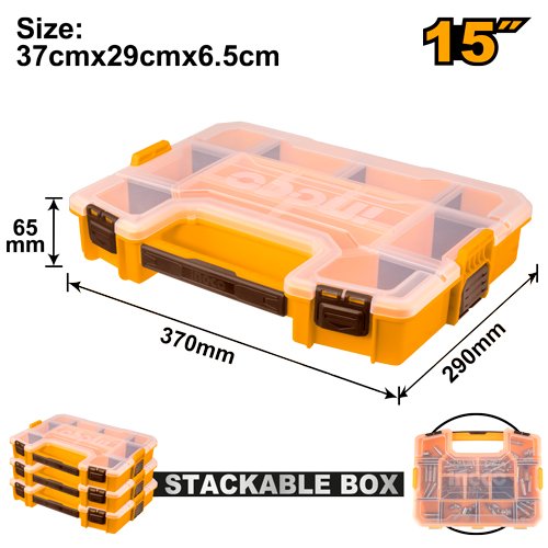 CAJA HERRAMIENTAS PLASTICA 15" #PBX1511 INGCO