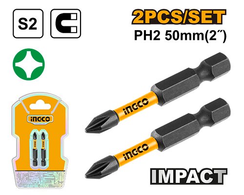 PUNTA PHILLIPS IMPACT 2" #2 - 2PZAS #SDBIM71PH250 INGCO