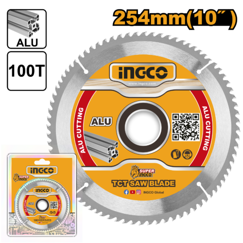 DISCO SIERRA P/ALUMINIO 10" 100 DIENTES #TSB3254210 INGCO