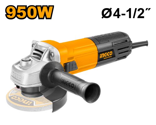 ESMERILADORA ANGULAR 4-1/2" 950W #UAG8508 INGCO
