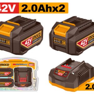 KIT BATERÍA 2+1CARG 42V 2.0AH UFBCPM20221 INGCO