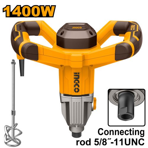 MEZCLADOR DE MORTERO 5/8" 110V/1400W #UMX214008 INGCO